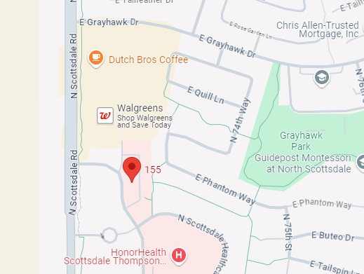 Map of Dr. Zacher's Location